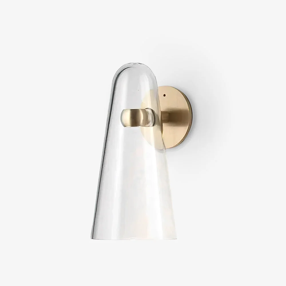Refined Conical Glass Wall Lamp Soft