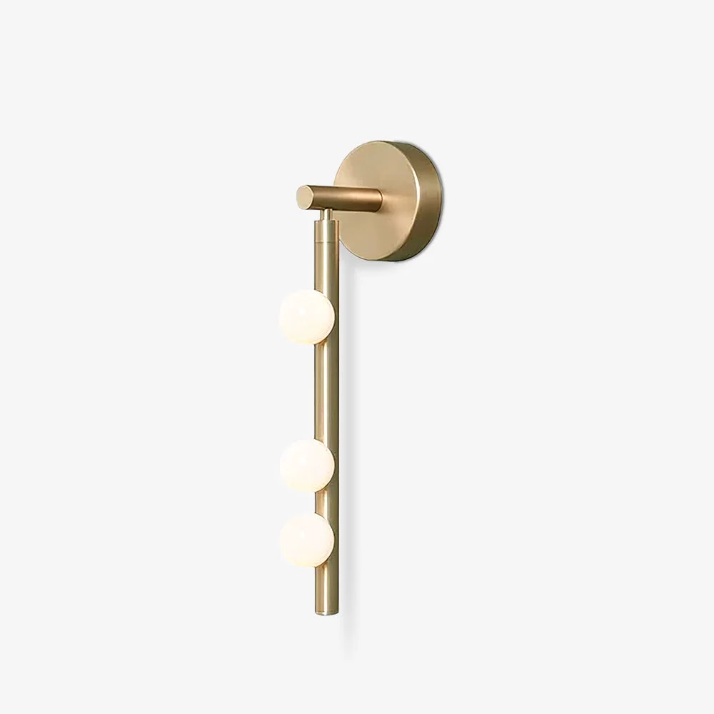 Smart Brass Glass Tube Wall Lamp Genuine