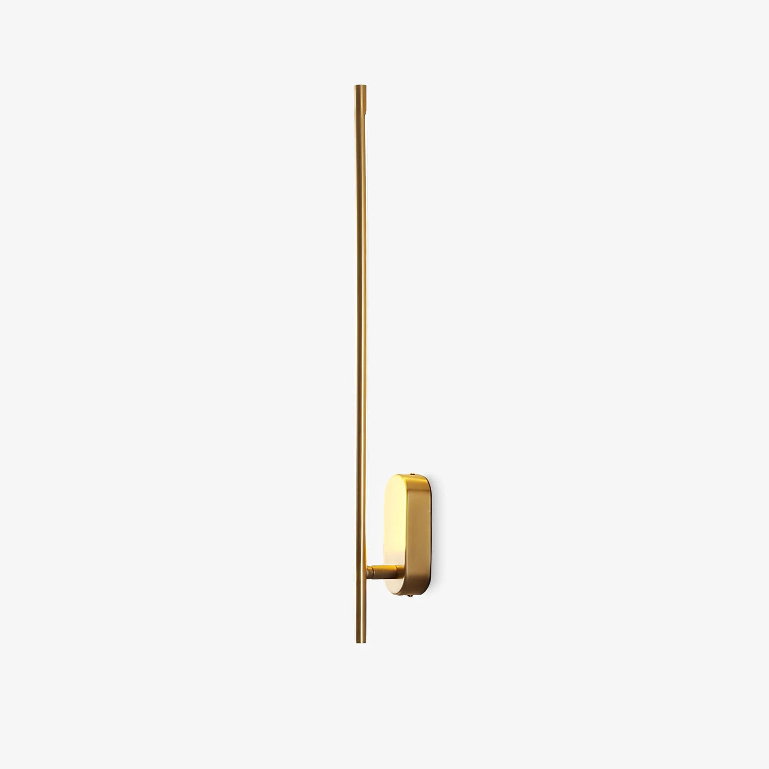 Smooth Stick Shaped Metal Sconce Soft