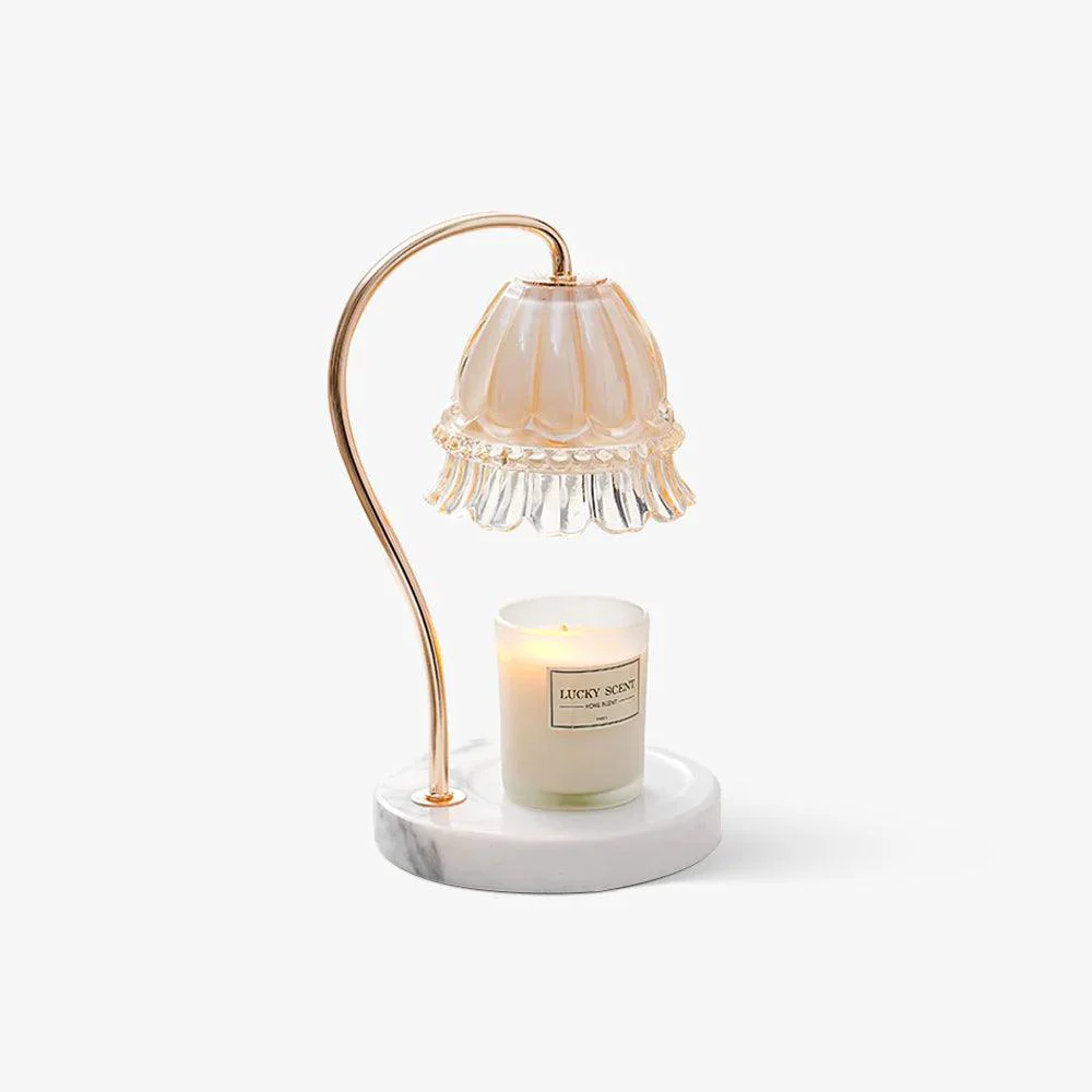 Proven Lily Marble Warmer Table Lamp Fashionable