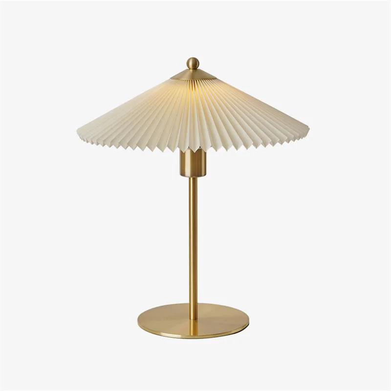 Effective Perla Pleated Table Lamp Dependable