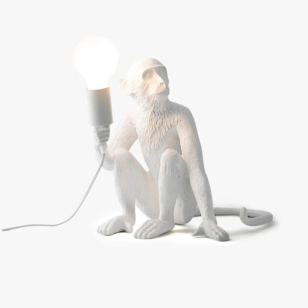 Healthy Monkey Table Lamp Crafted