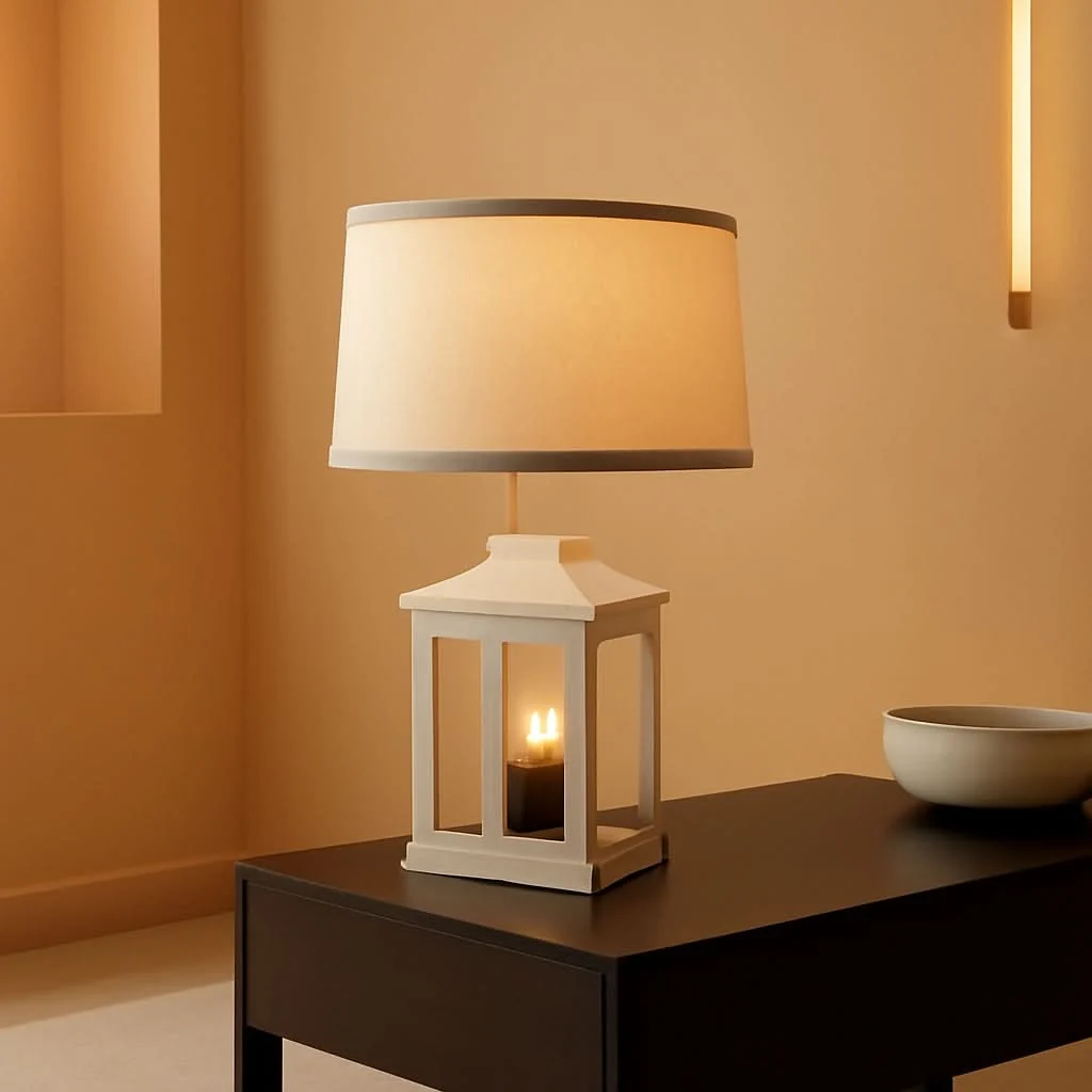 Secure White Farmhouse Table Lamp Set With Dimmable Touch Control Long-Lasting