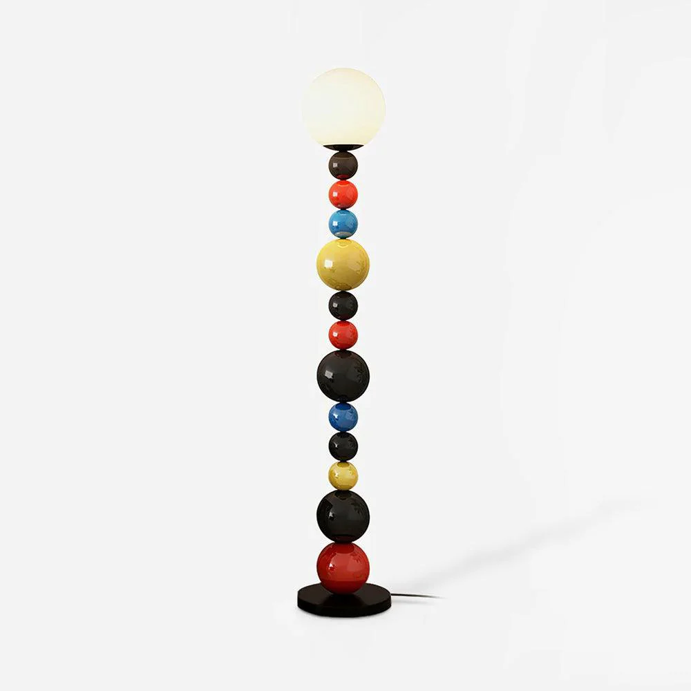 Organic Colorful Round Ball Floor Lamp Genuine