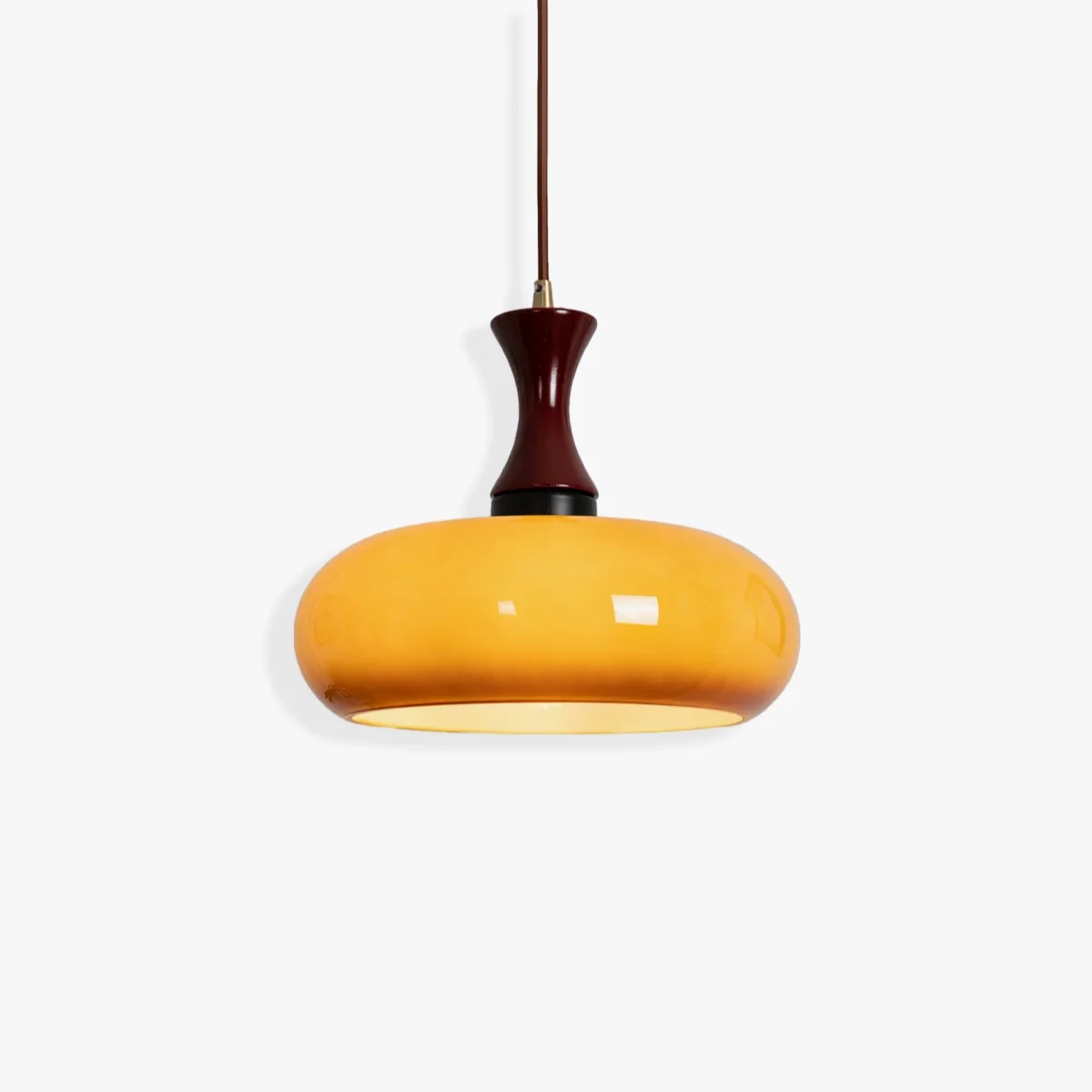 Authentic Walnut Bauhaus Pendant Light High-Quality