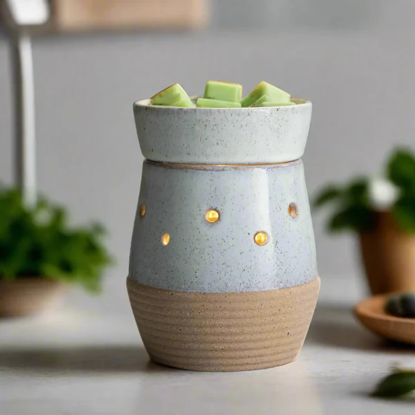 High-Grade Rustic White Wax Warmer Healthy
