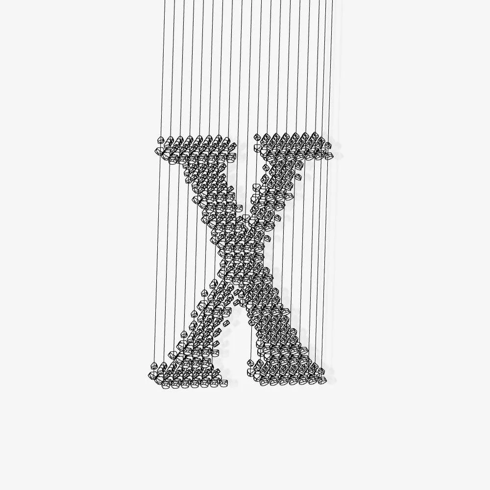 Specialty Charcoal Chandeliers X Recyclable