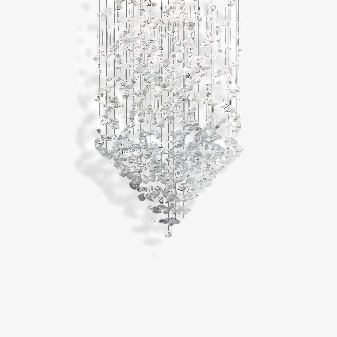 Outstanding Clear Stone Falls Chandelier Powerful