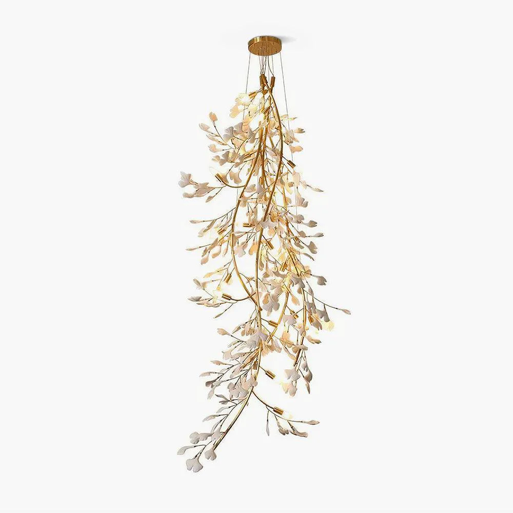 Elegant Gingko Long Branch Chandelier Consistent