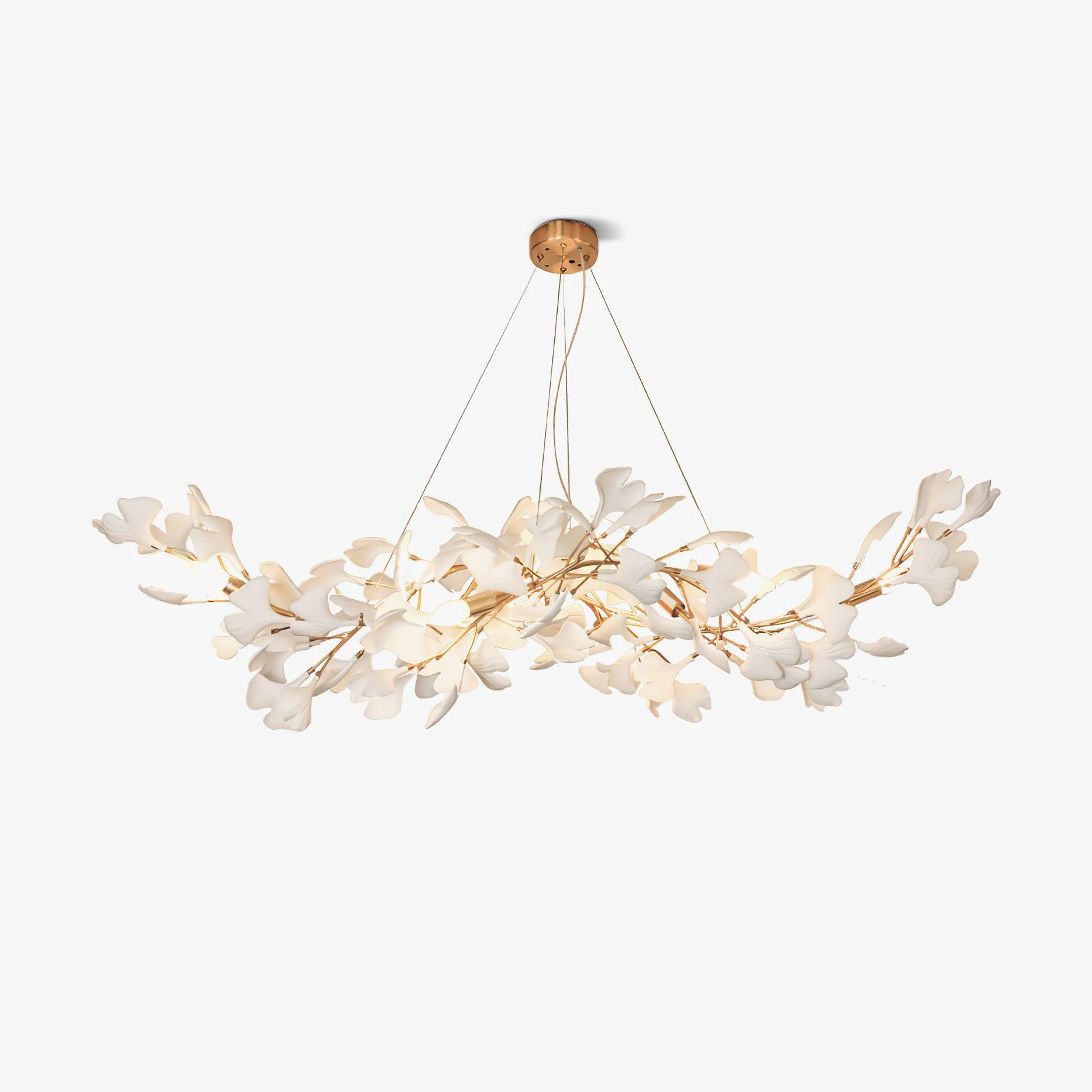 Fine Crafted Gingko Chandelier K Organic