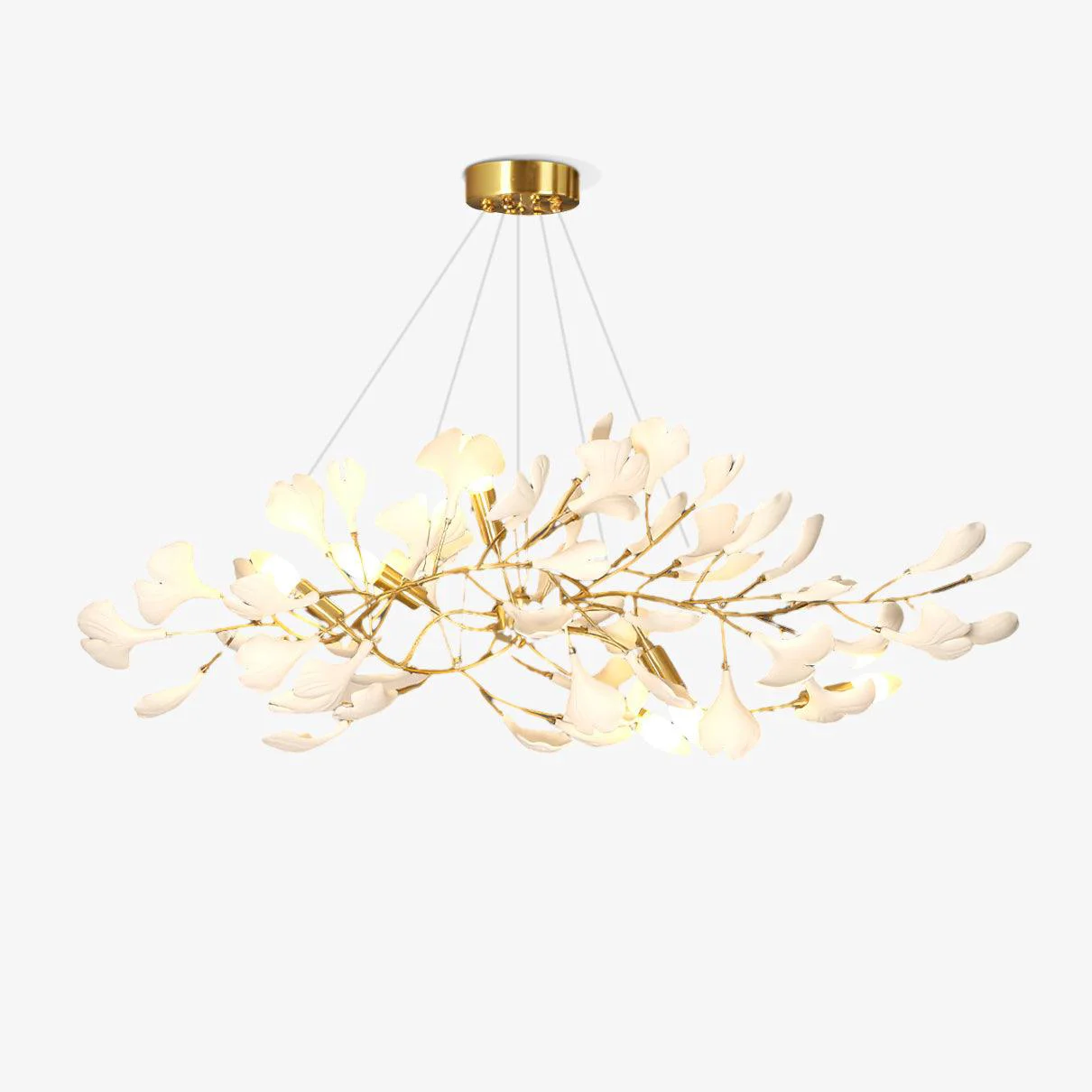 Comfortable Gingko Chandelier I Powerful