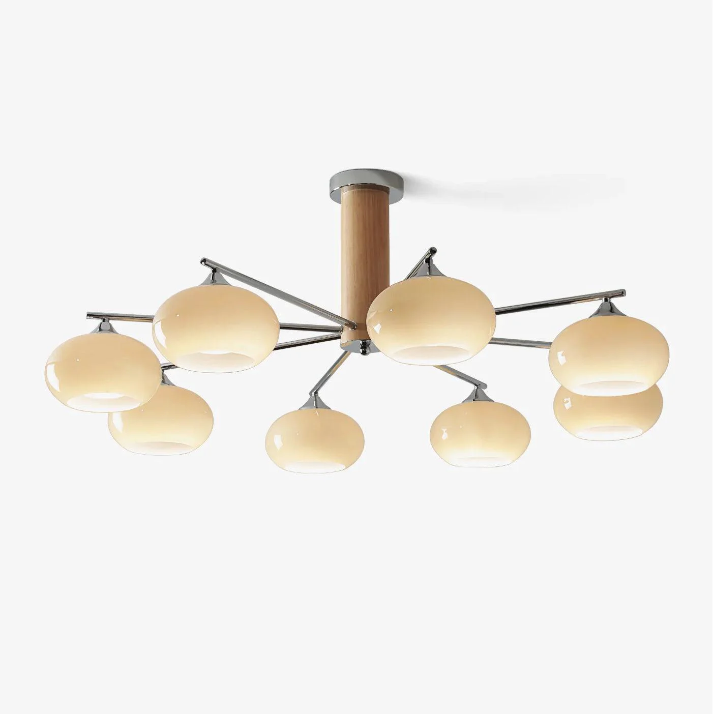 Original Design Elliptical Persimmon Chandelier Dependable