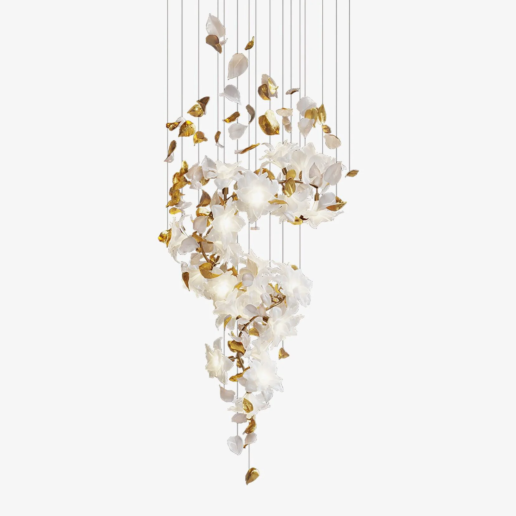 Artisan Flying Flowers Fluttering Chandelier Verified