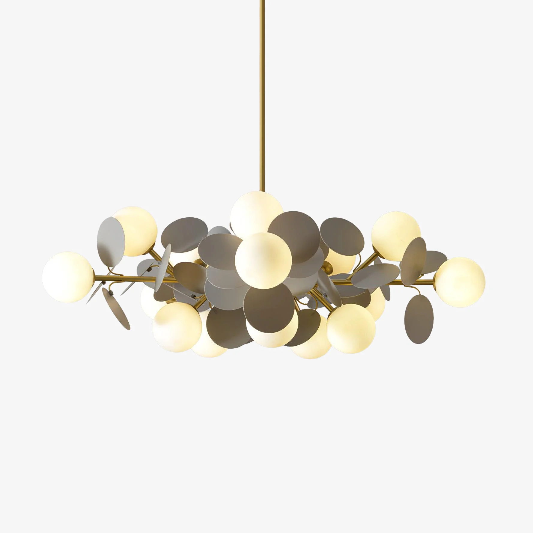 Reusable Off White Tree Chandelier Detailed