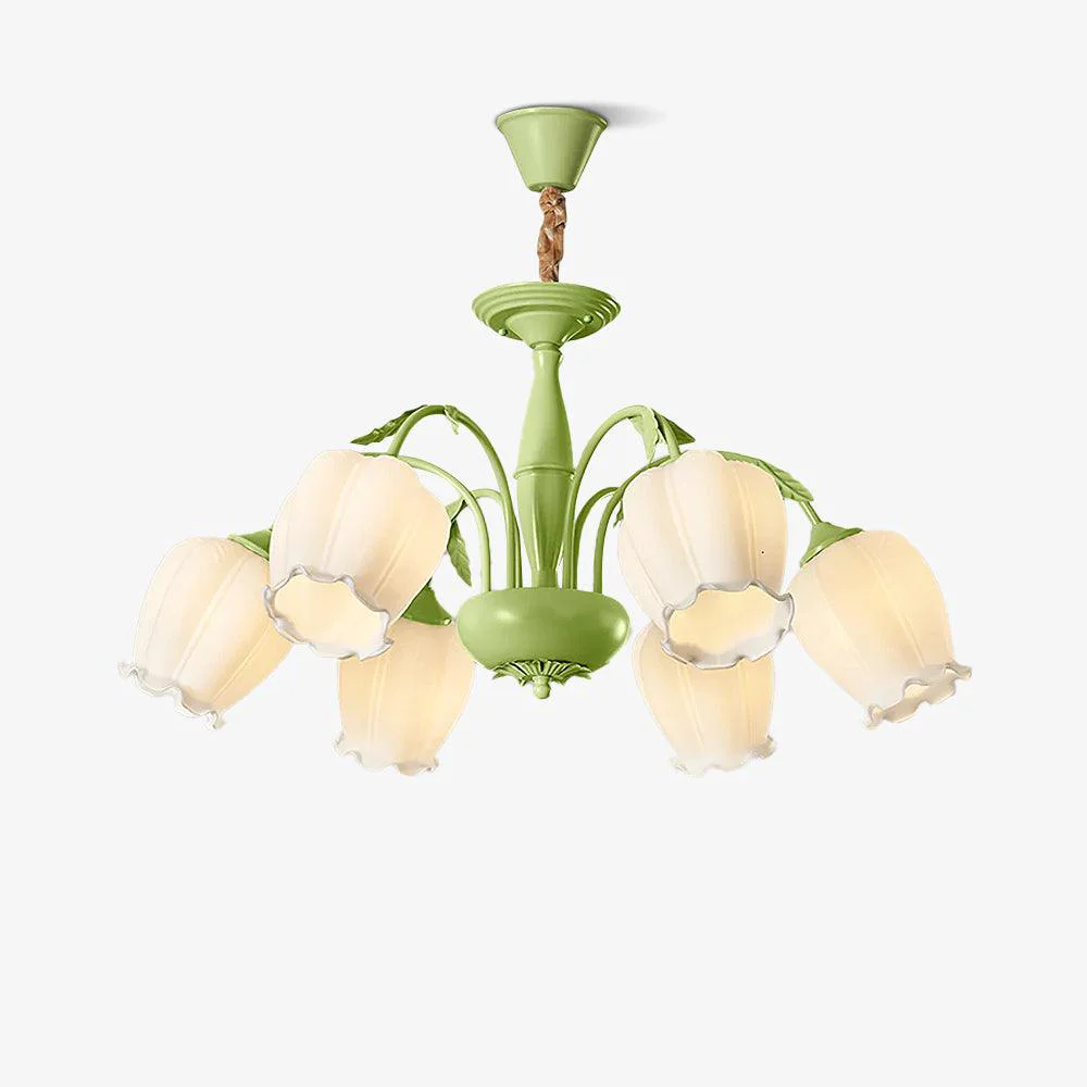 Crafted Rococo Chandelier Enhanced