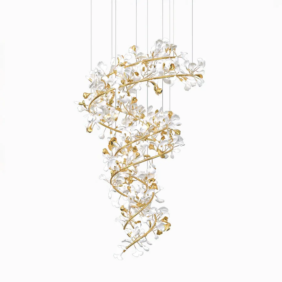 Solid Gingko Chandelier Q Sustainable