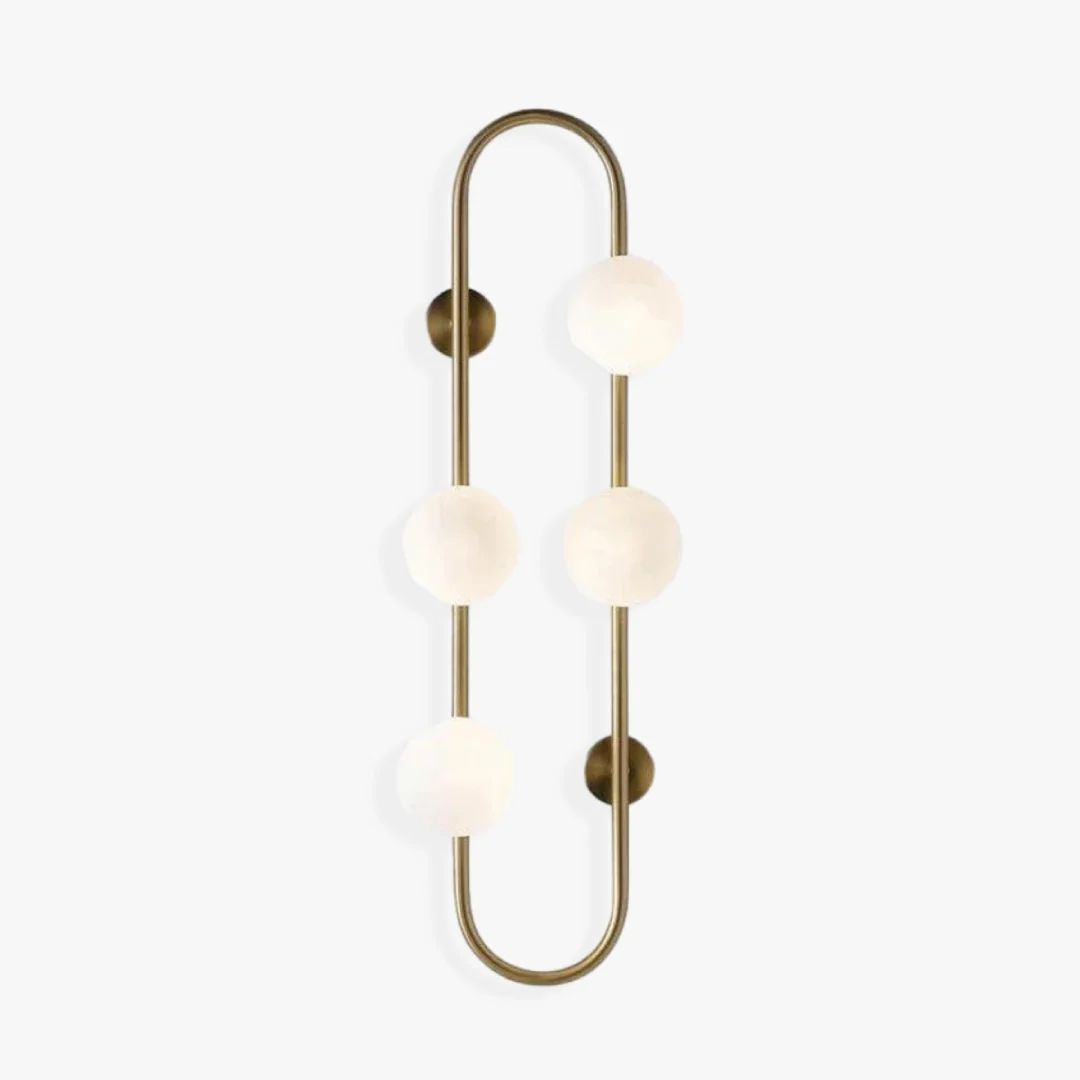 Modern Oval Glass Ball Wall Lamp Contemporary