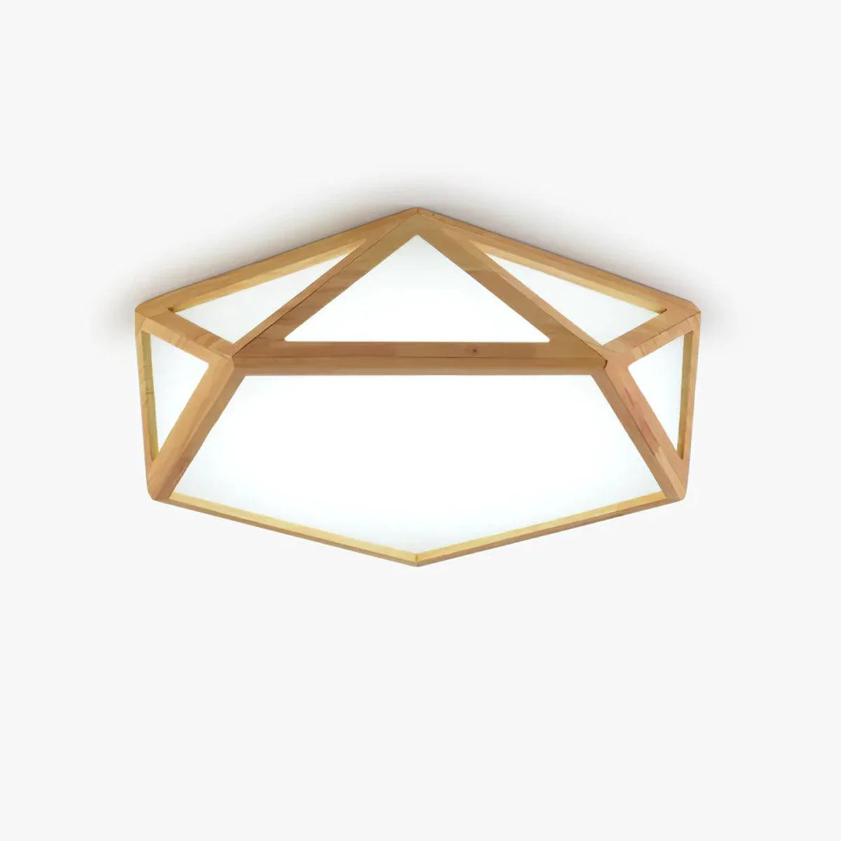 Trendy Diamond Wooden Ceiling Lamp Specialty