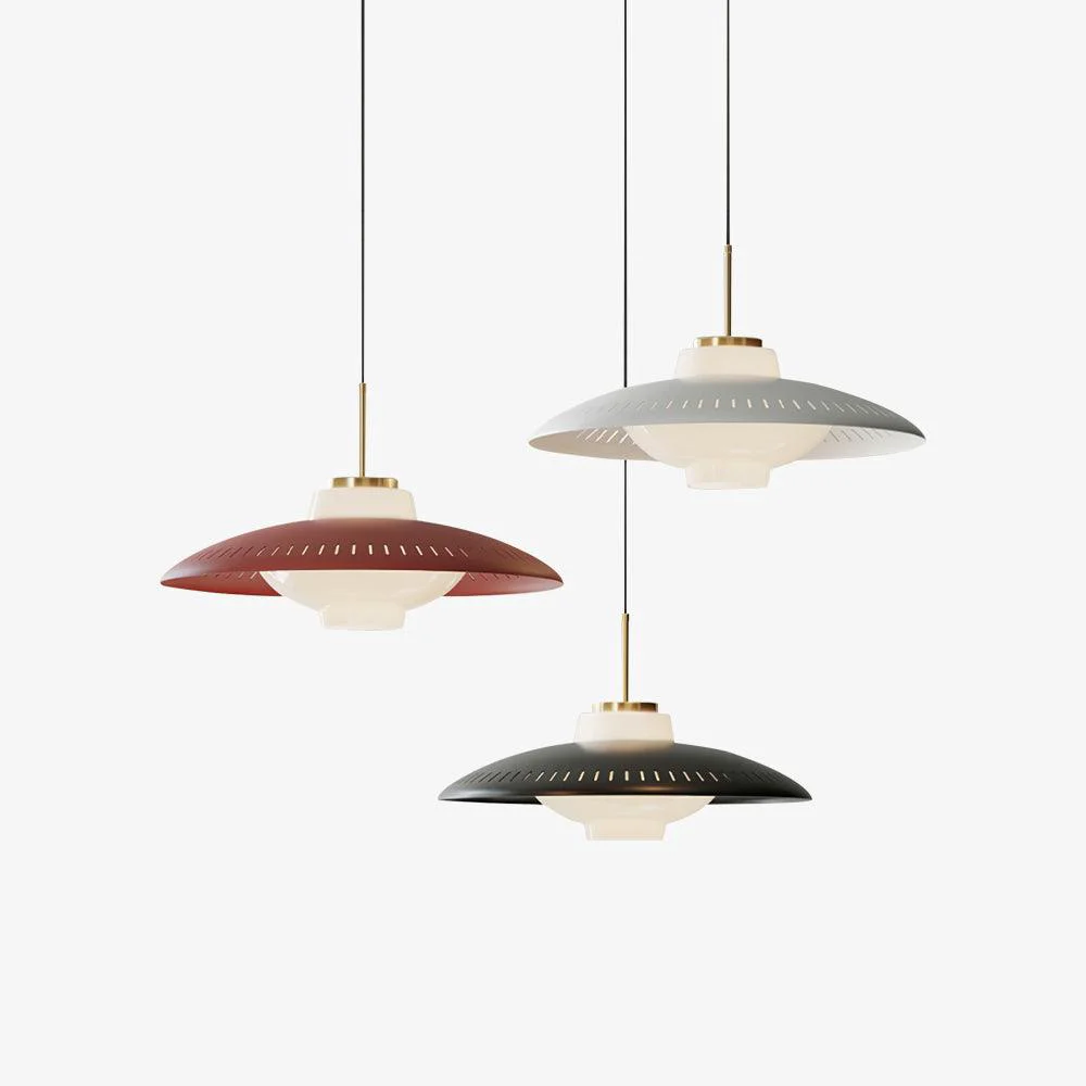 Elegant Opal Shade Pendant Lamp Organic