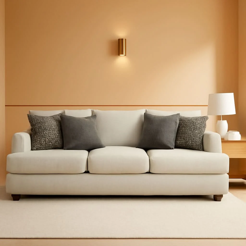 Selected Soletren Premium Chenille Queen Sofa Sleeper White Artisan