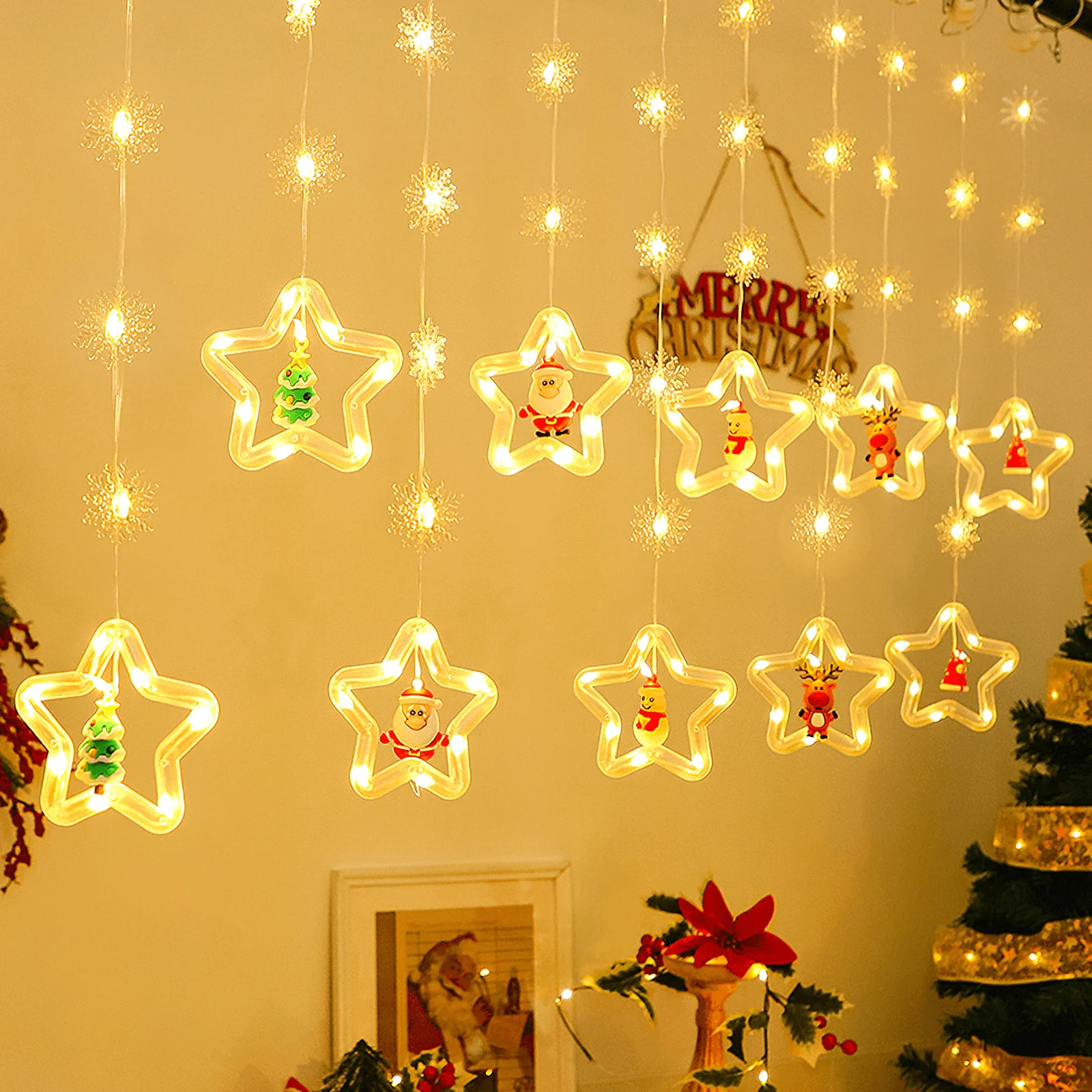 Detailed Christmas LED Decor String Lights Refined
