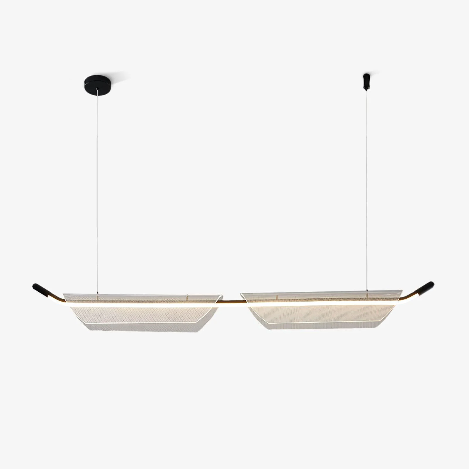 Practical Two Boats Acrylic Pendant Light High-Grade