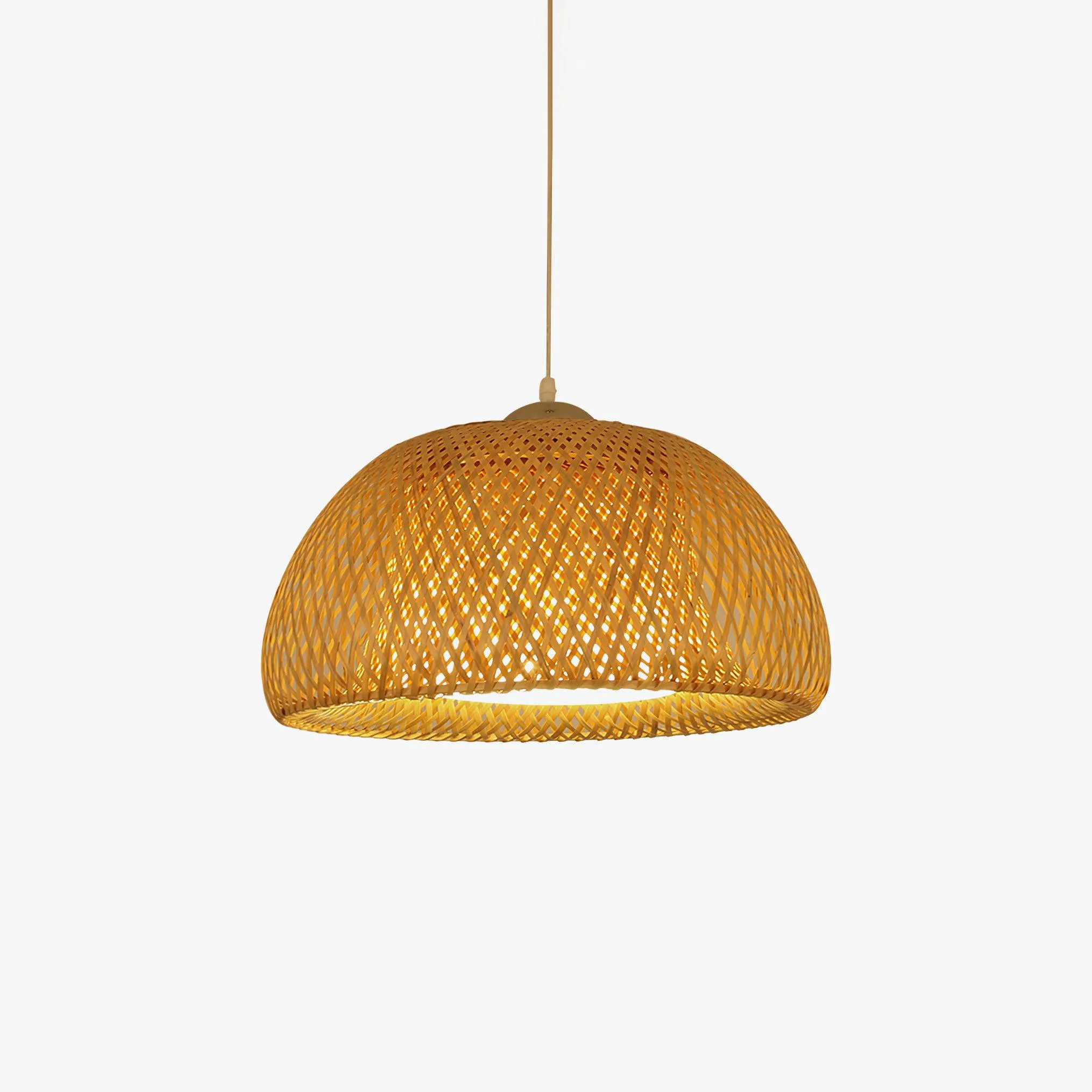 Eco-Friendly Zenith Bamboo Pendant Light Convenient