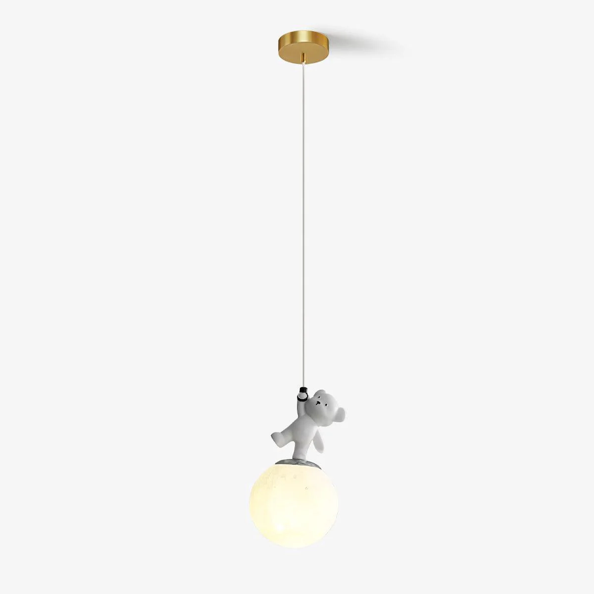 Contemporary Animal And Moon Pendant Light Expertly Made