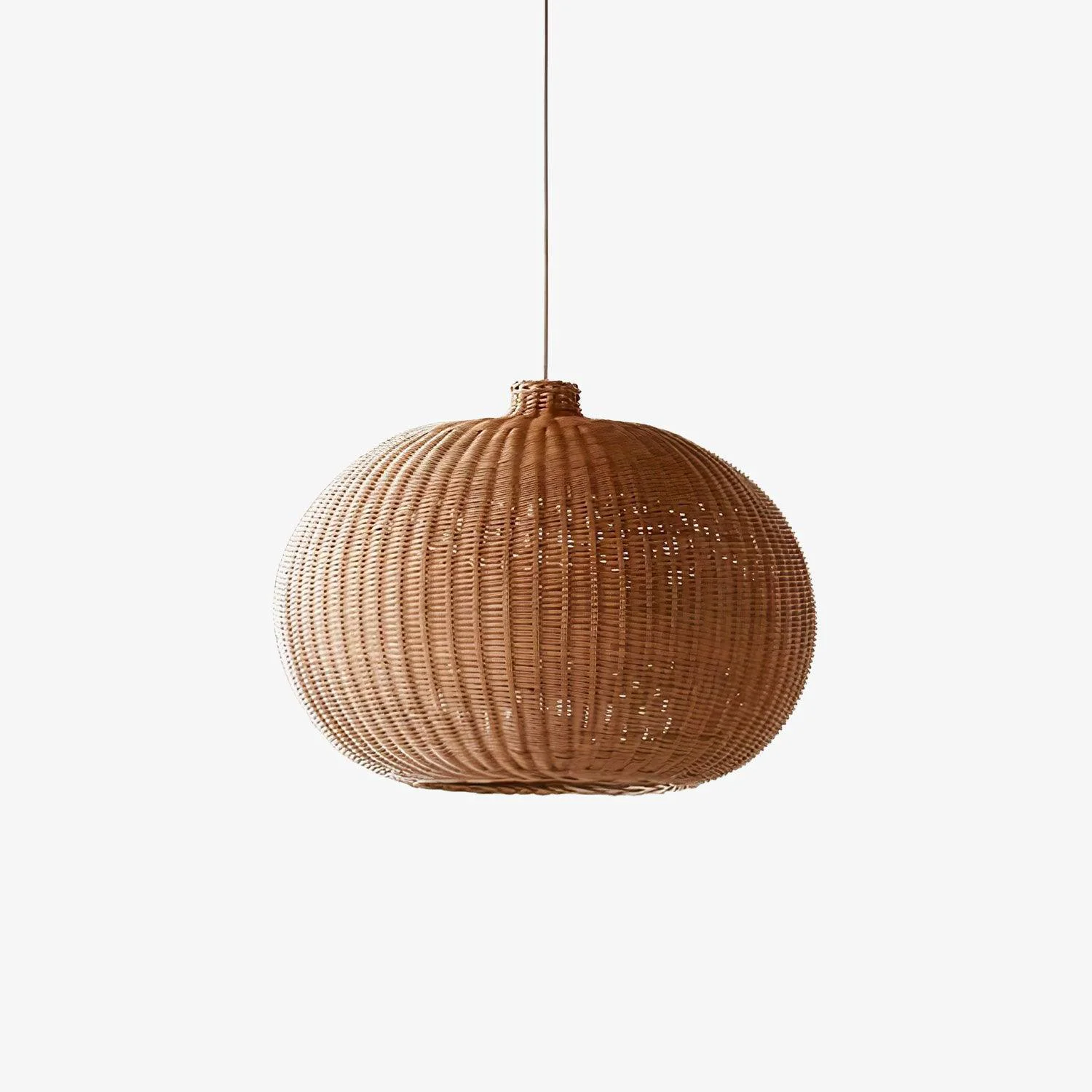 Official Vintage Rattan Pendant Lamp Premium