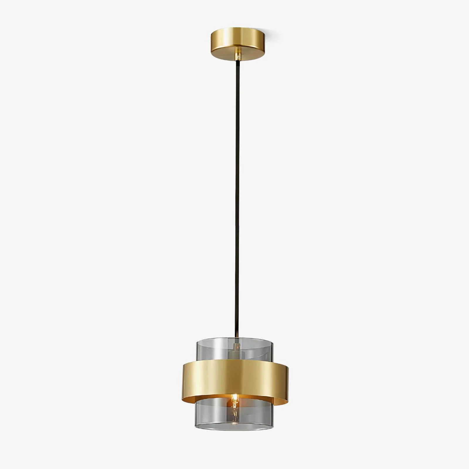 Fine Crafted Cylinder Down Pendant Lamp Pure