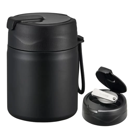 Green 17oz Soup Thermo for Hot Food Kids Solid