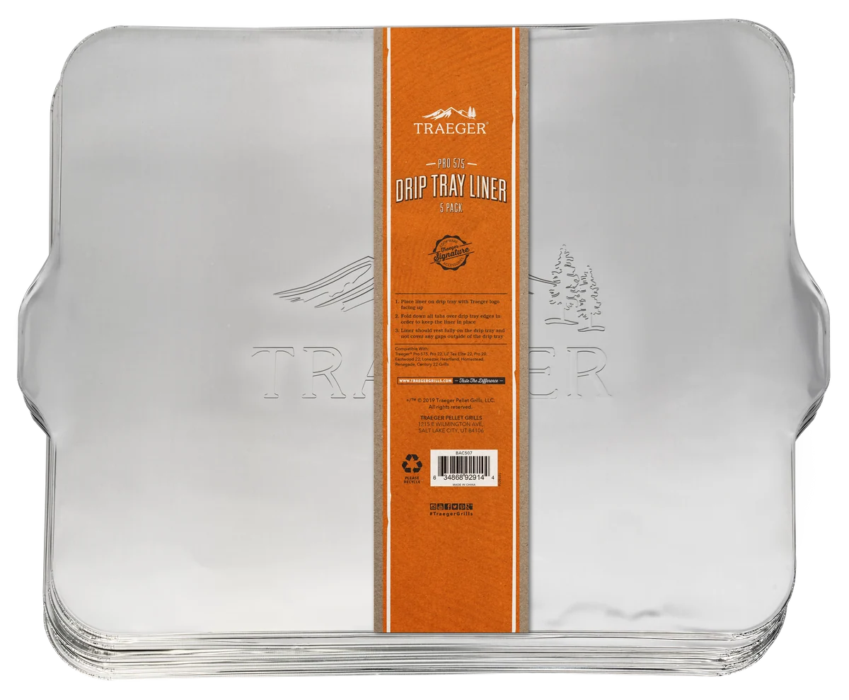 Artisan TRAEGER DRIP TRAY LINER 5 PACK – TIMBERLINE 850 Original