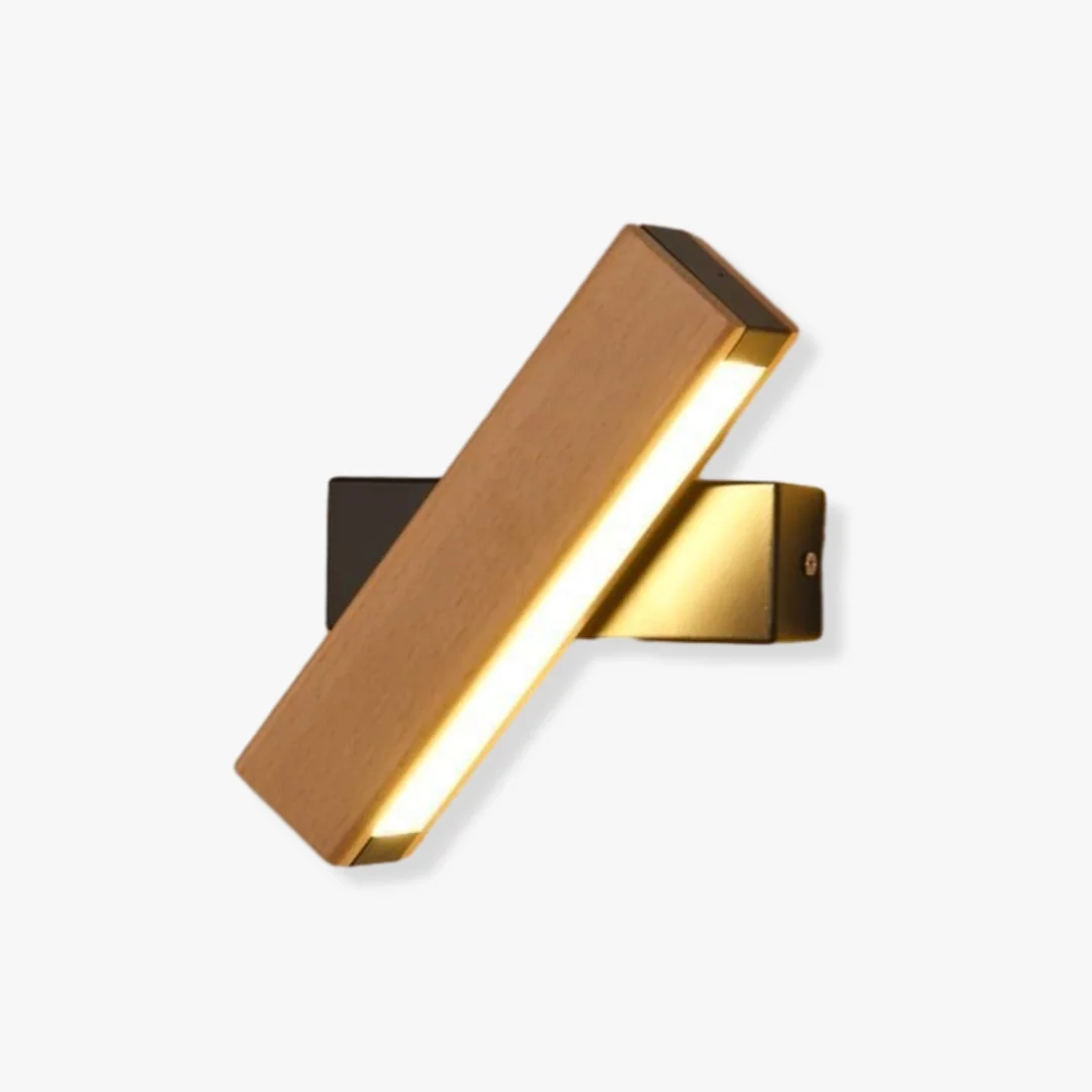Authentic Wood Rotatable Wall Light World-Class