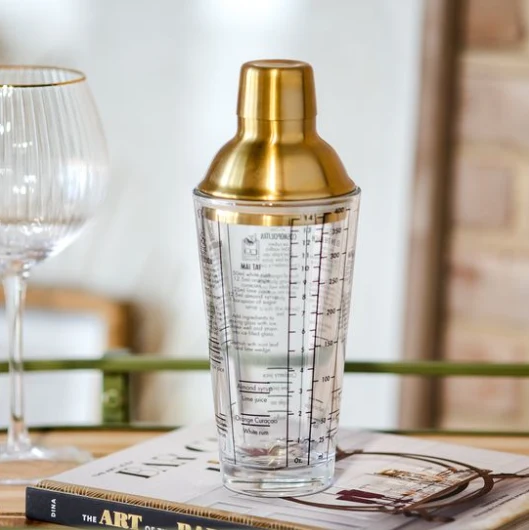 Healthy Glass Shaker w Drink Recipes Fast