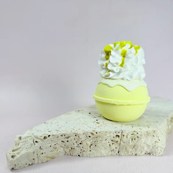 Genuine Sunflower Pop Bath Bomb Detailed