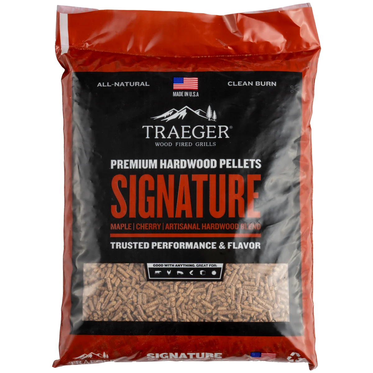 Artisan TRAEGER SIGNATURE BLEND PELLETS Eco-Friendly