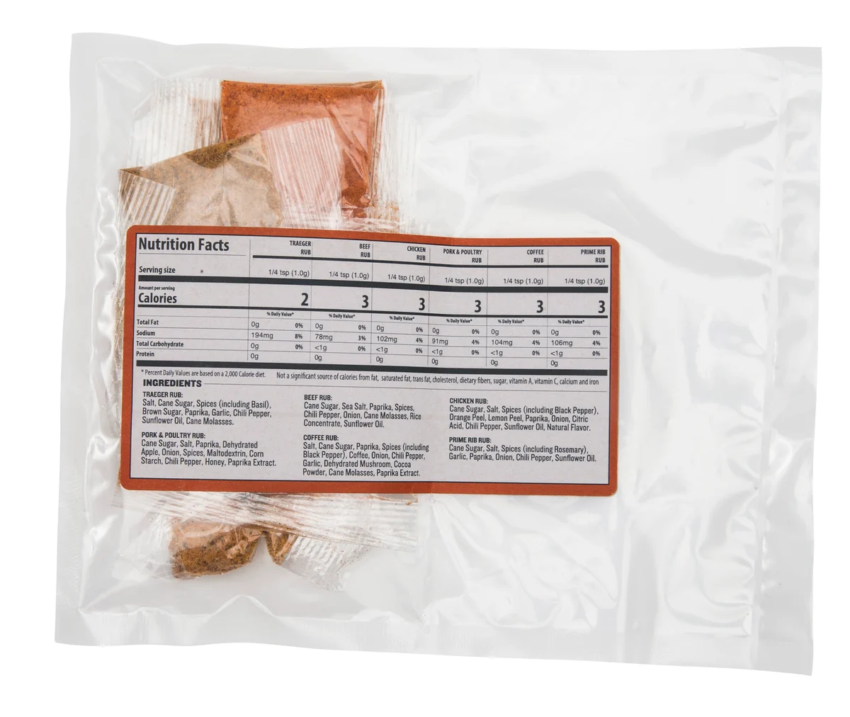 Contemporary SAMPLE RUB PACK – BEEF CHICKEN PORK POULTRY COFFEE PRIME RIB TRAEGER RUB Soft