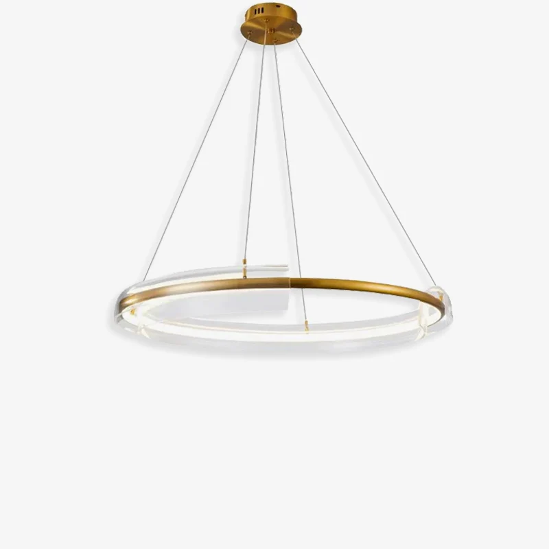 Recyclable Gold Ring Pendant Light High-Quality