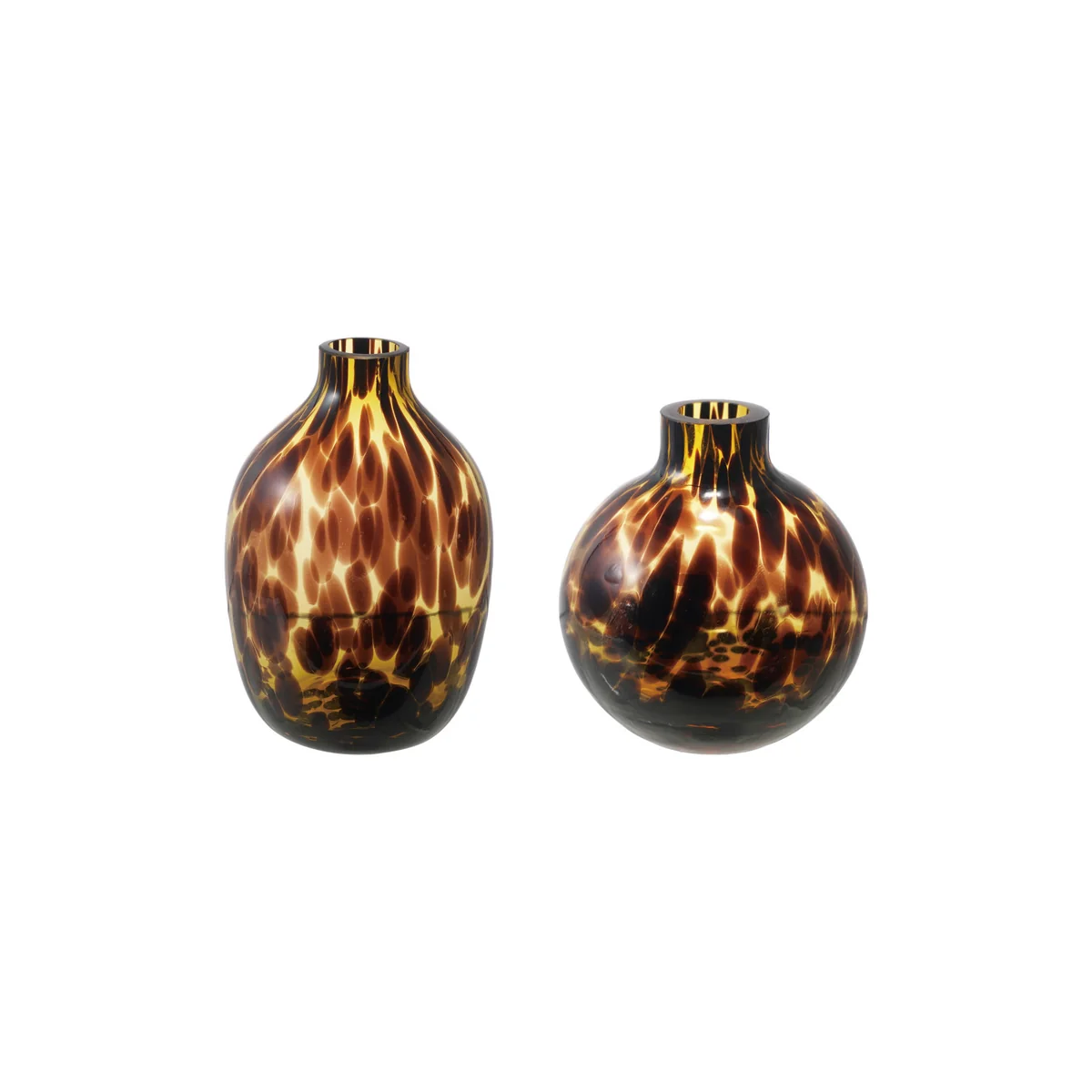 High-End Tortoise Glass Vase Excellent