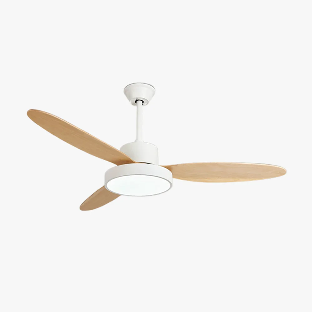 World-Class Haydn 3-Blade White Black DC Ceiling Fan Light Summer 39.4'' 47.2'' 51.2'' Long-Lasting