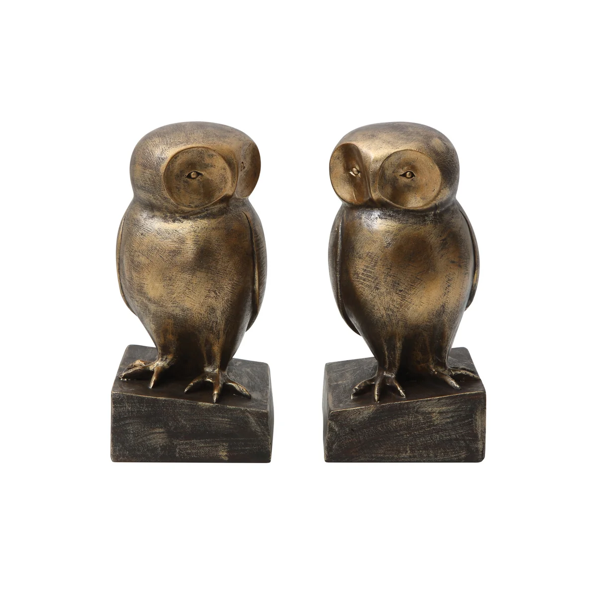 Elegant Owl Bookends Certified