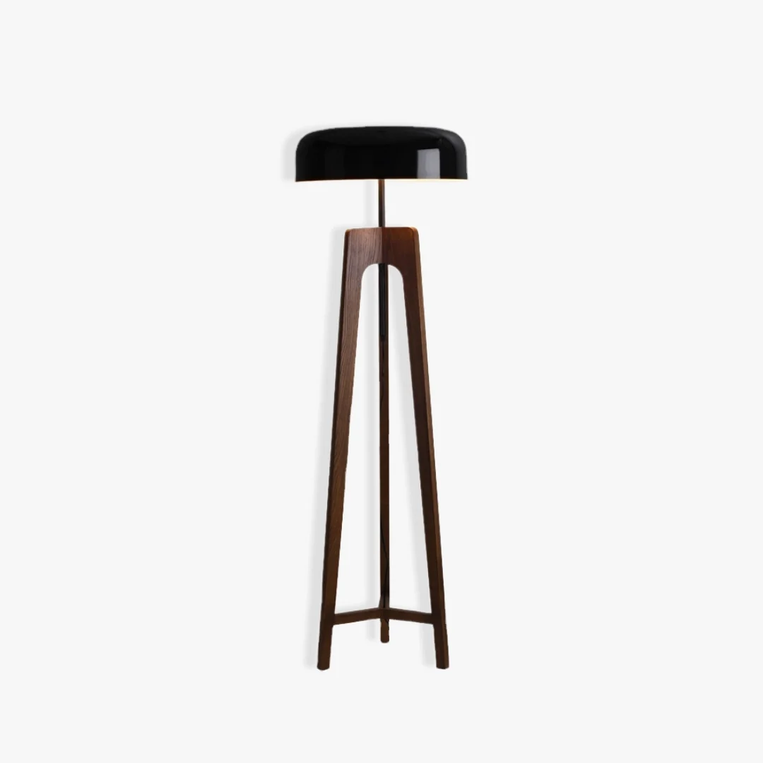 Carefully Designed Italian Walnut Floor Lamp Breathable