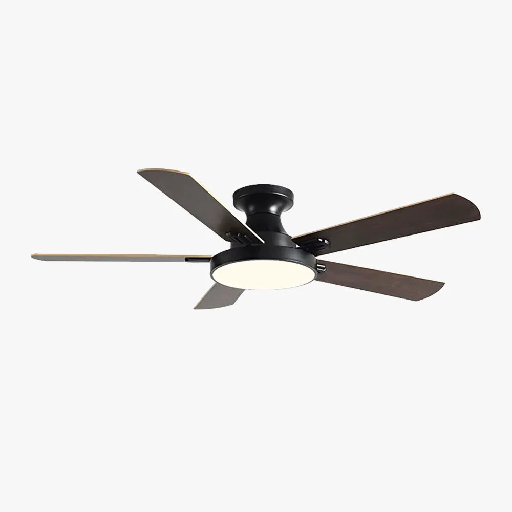 Outstanding Walters 5-Blade Ceiling Fan with Light 3 Color DIA42.1” 51.9” Effective