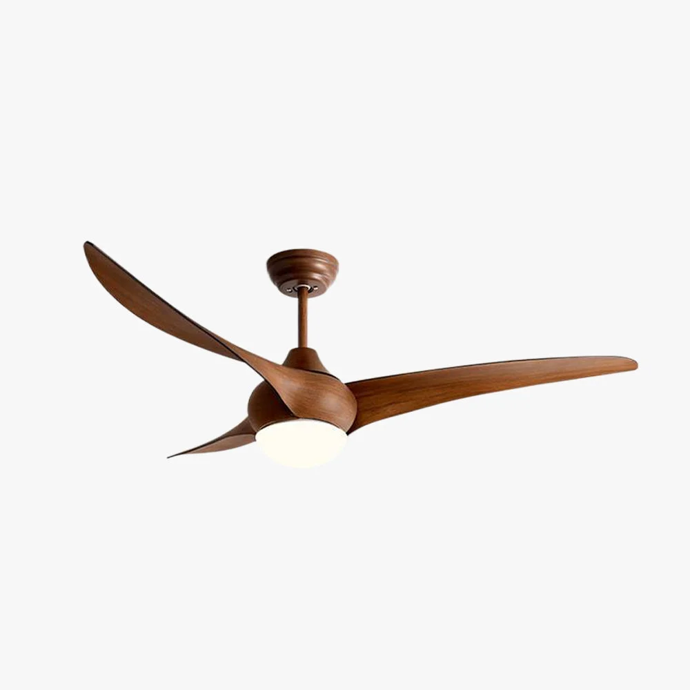 Effective Garner 3-Blade Black Brown Ceiling Fan with Light DIA 52” Carefully Designed