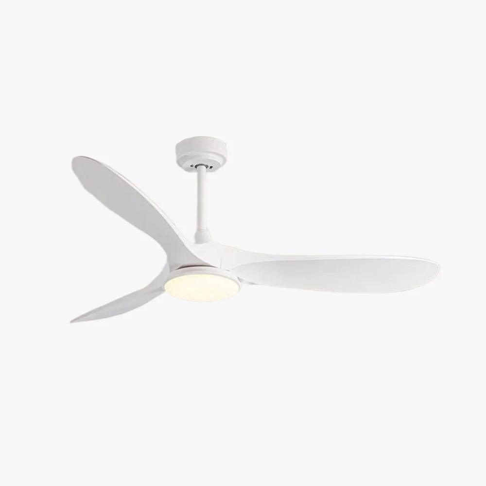 High-End Garner 3-Blade Ceiling Fan with Light 3 Color DIA 52” Clean
