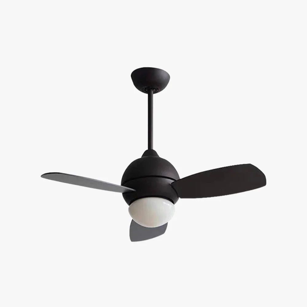 First-Class Morandi Colorful 3-Blade Ceiling Fan with Light 6 Color DIA 36.2” High-Grade