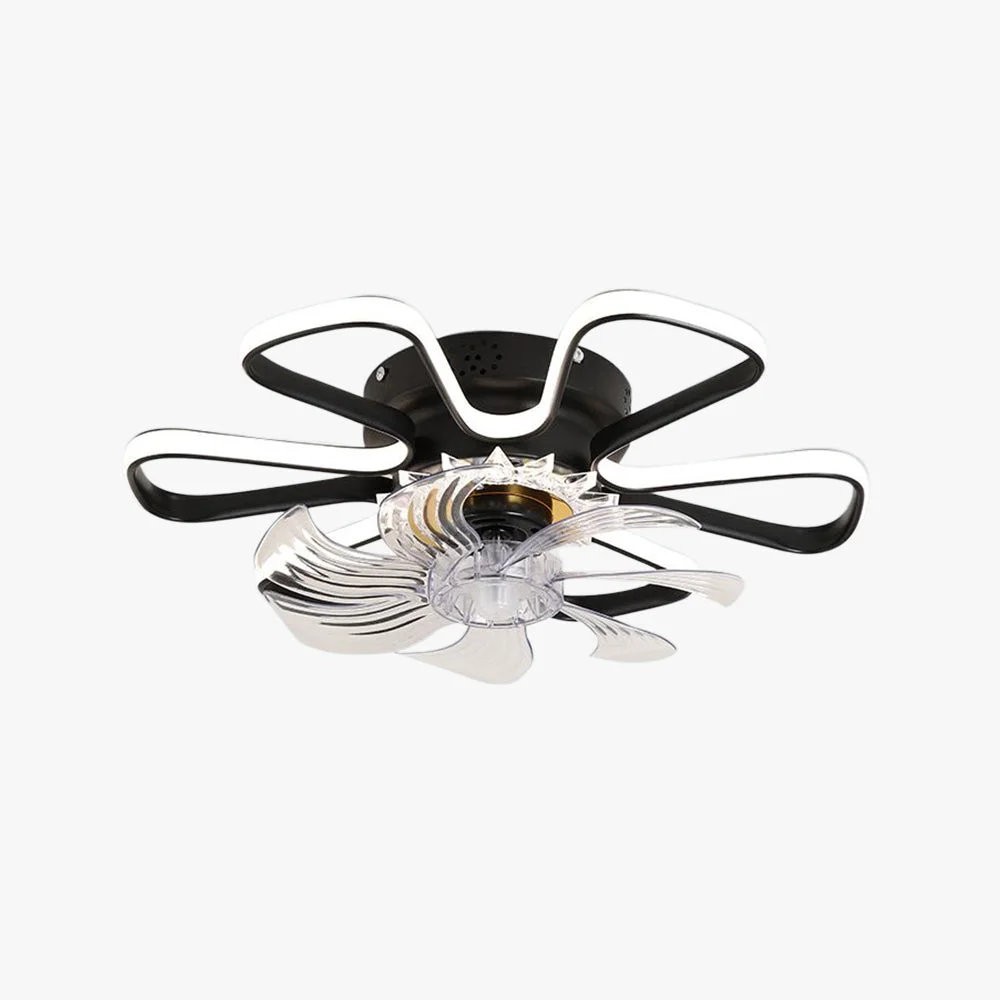 Official Hana Ceiling Fan with Light 3 Color DIA 20 Sophisticated