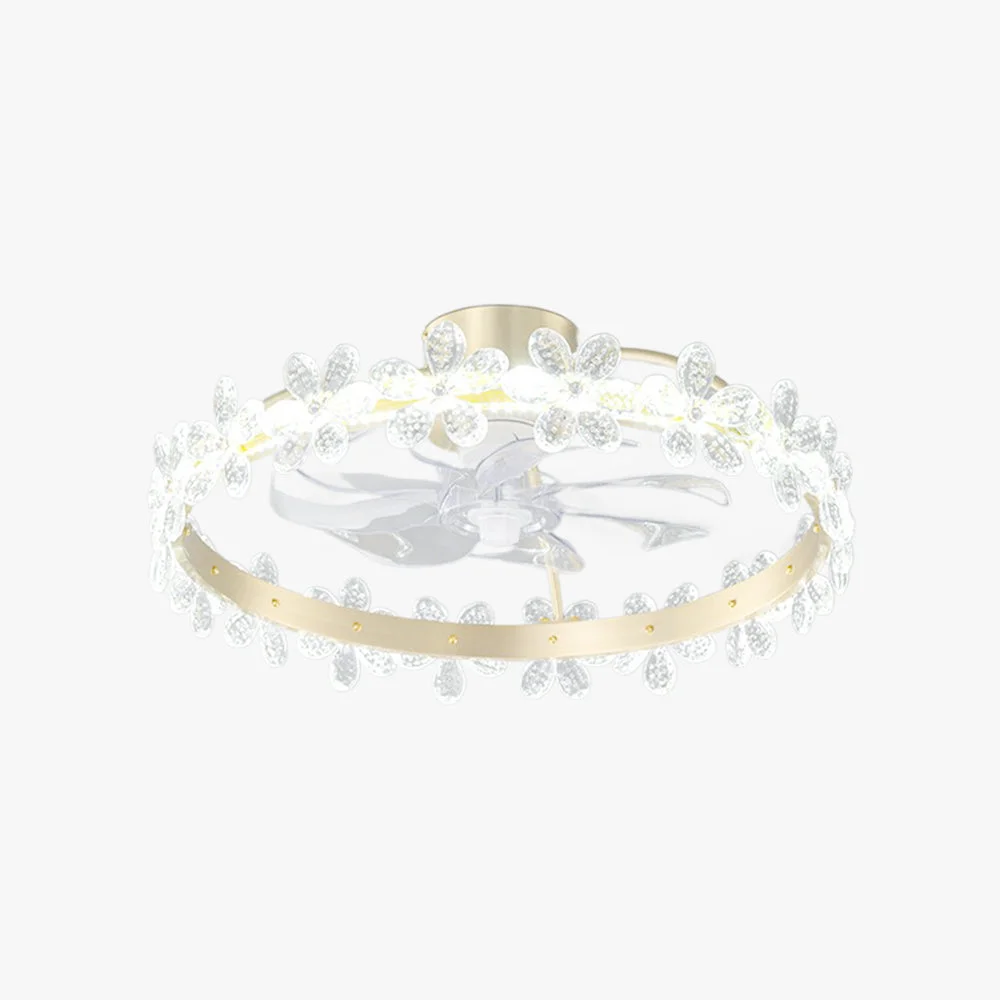 Secure Bella Ceiling Fan with Light 3 Style DIA 21 Functional