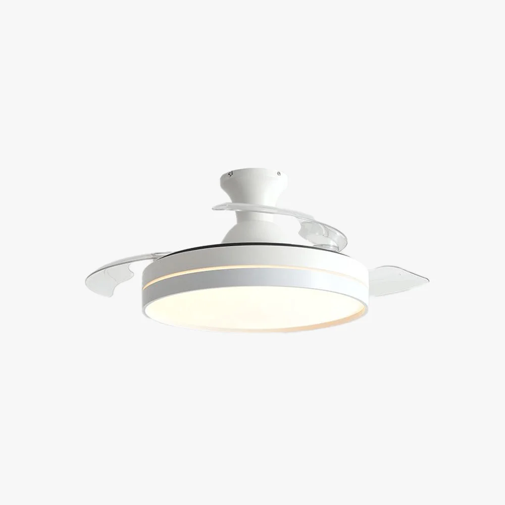Premium Morandi Ceiling Fan with Light 4 Color DIA 35.8 42.1 High-Performance