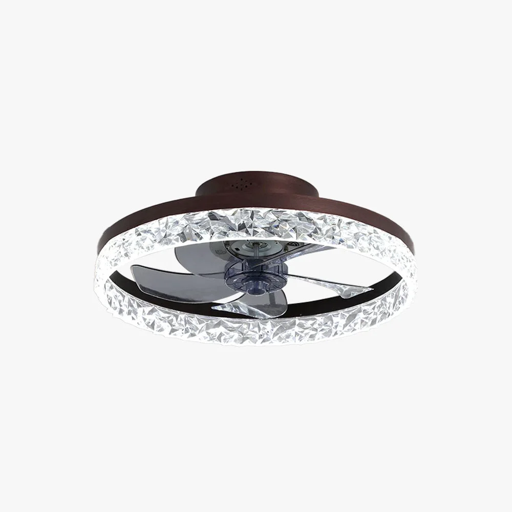 Prestigious Kirsten 1-Light Ceiling Fan with Light 4 Color 19.5 Unique
